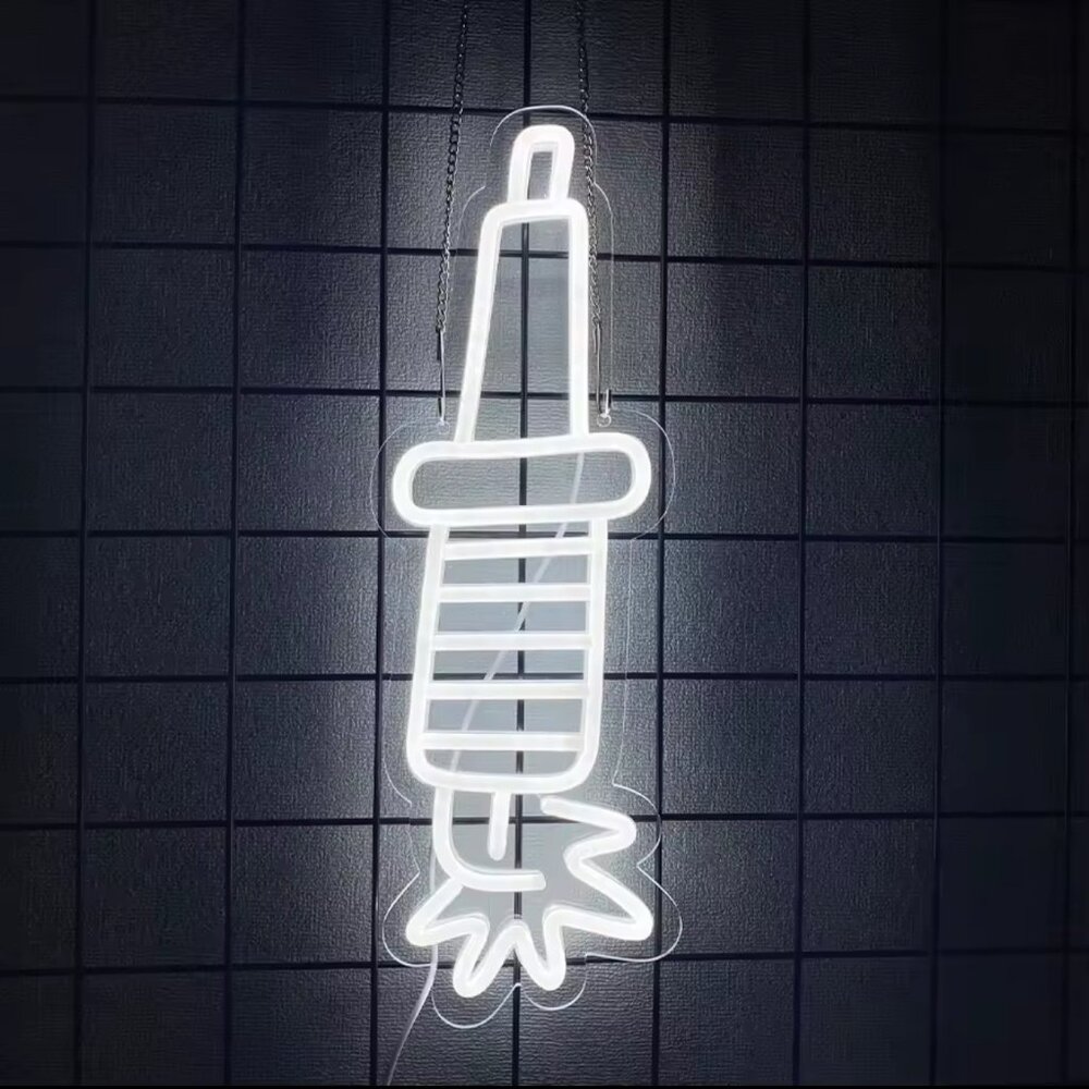 SPARK PLUG NEON LED SIGN